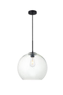 Elegant Lighting - LD2216BK - One Light Pendant - BAXTER - Black