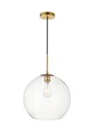 Elegant Lighting - LD2216BR - One Light Pendant - BAXTER - Brass