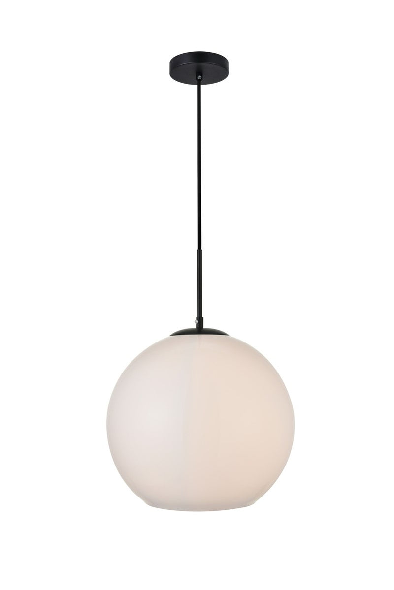 Elegant Lighting - LD2217BK - One Light Pendant - BAXTER - Black