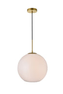 Elegant Lighting - LD2217BR - One Light Pendant - BAXTER - Brass