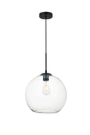 Elegant Lighting - LD2224BK - One Light Pendant - BAXTER - Black