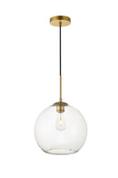Elegant Lighting - LD2224BR - One Light Pendant - BAXTER - Brass