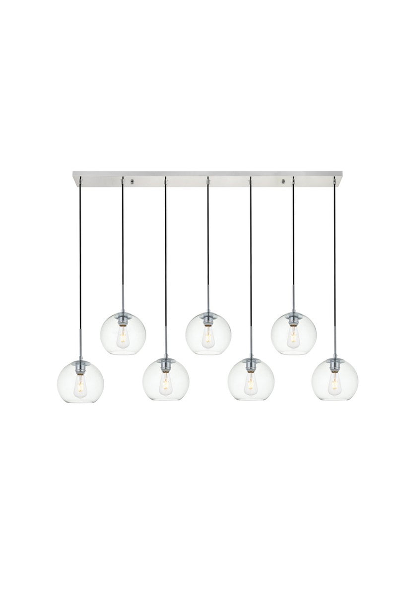 Elegant Lighting - LD2230C - Seven Light Pendant - BAXTER - Chrome