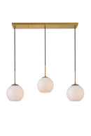 Elegant Lighting - LD2237BR - Three Light Pendant - BAXTER - Brass