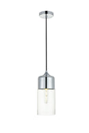 Elegant Lighting - LD2240C - One Light Pendant - ASHWELL - Chrome
