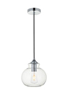 Elegant Lighting - LD2245C - One Light Pendant - DESTRY - Chrome