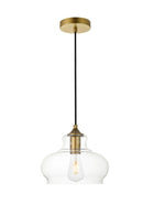 Elegant Lighting - LD2246BR - One Light Pendant - DESTRY - Brass