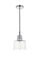 Elegant Lighting - LD2253C - One Light Pendant - KENNA - Chrome