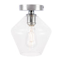 Elegant Lighting - LD2254C - One Light Flush Mount - Gene - Chrome
