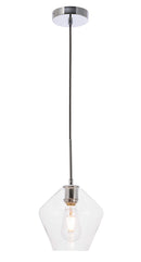 Elegant Lighting - LD2256C - One Light Pendant - Gene - Chrome