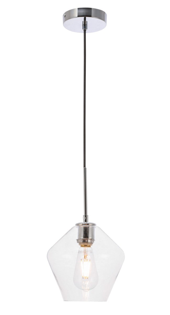 Elegant Lighting - LD2256C - One Light Pendant - Gene - Chrome