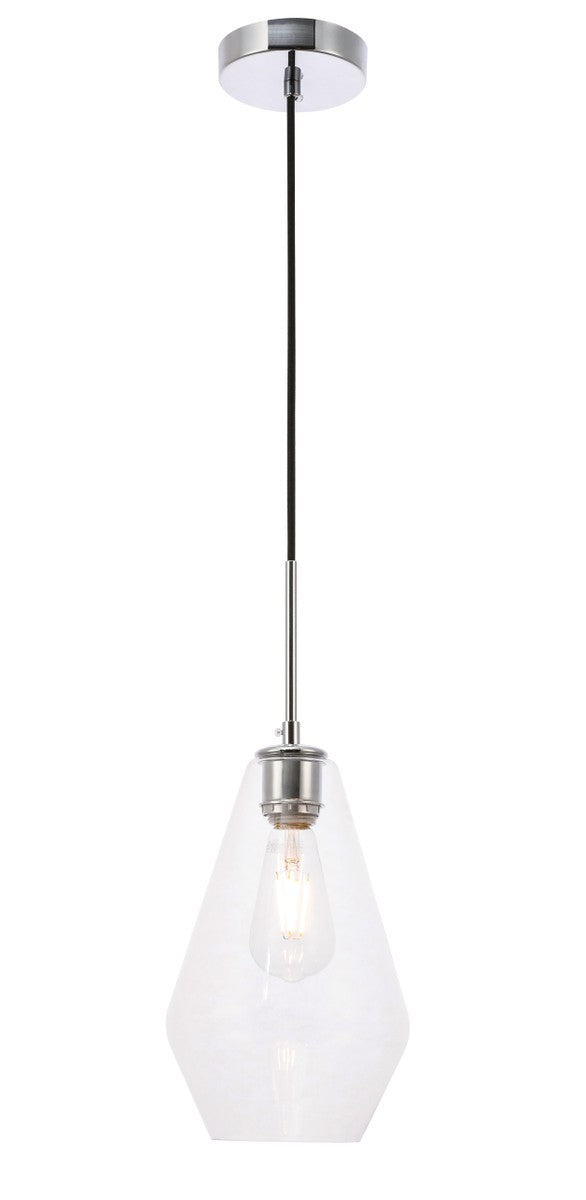 Elegant Lighting - LD2260C - One Light Pendant - Gene - Chrome