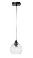 Elegant Lighting - LD2280 - One Light Pendant - Cashel - Black