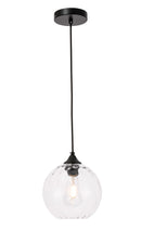 Elegant Lighting - LD2281 - One Light Pendant - Cashel - Black
