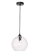 Elegant Lighting - LD2282 - One Light Pendant - Cashel - Black