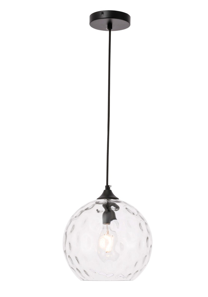 Elegant Lighting - LD2282 - One Light Pendant - Cashel - Black