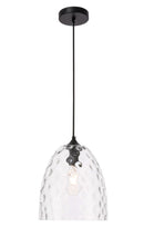 Elegant Lighting - LD2284 - One Light Pendant - Gibson - Black