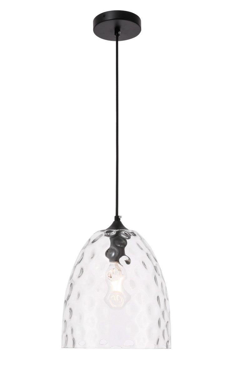 Elegant Lighting - LD2284 - One Light Pendant - Gibson - Black