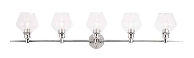 Elegant Lighting - LD2324C - Five Light Wall Sconce - Gene - Chrome