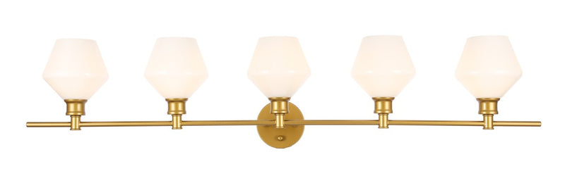 Elegant Lighting - LD2325BR - Five Light Wall Sconce - Gene - Brass