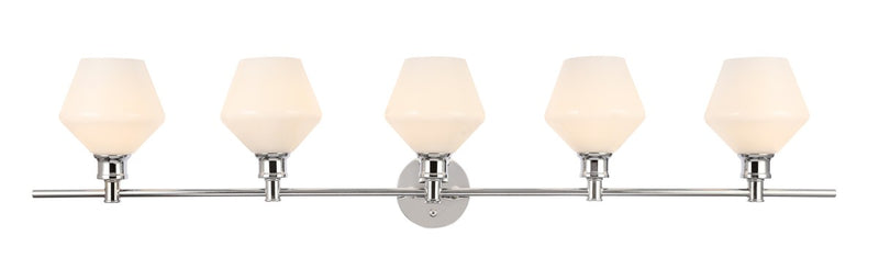 Elegant Lighting - LD2325C - Five Light Wall Sconce - Gene - Chrome