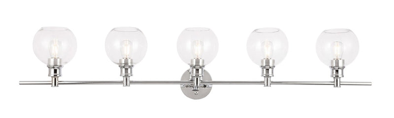 Elegant Lighting - LD2326C - Five Light Wall Sconce - Collier - Chrome