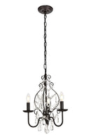 Elegant Lighting - LD5003D15ORB - Three Light Pendant - BLAISE - Oil Rubbed Bronze
