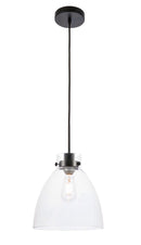 Elegant Lighting - LD5029D11BK - One Light Pendant - Frey - Black