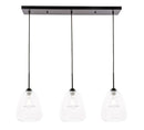 Elegant Lighting - LD5032D36BK - Three Light Pendant - Kason - Black