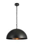 Elegant Lighting - LD6013D20BK - One Light Pendant - Merce - Vintage Black