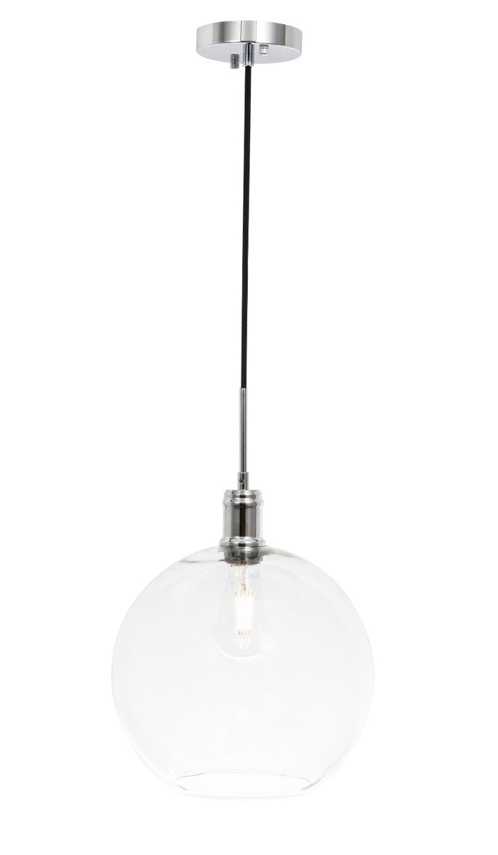 Elegant Lighting - LD6208C - One Light Pendant - Emett - Chrome