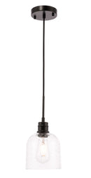 Elegant Lighting - LD6210BK - One Light Pendant - Gabe - Black