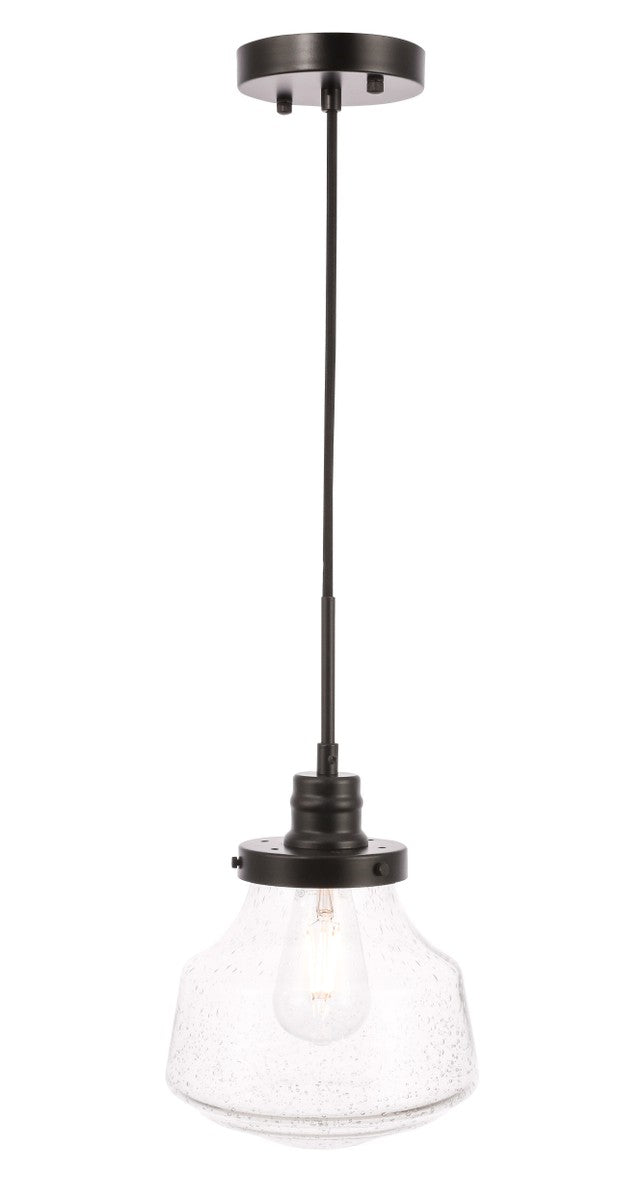 Elegant Lighting - LD6252BK - One Light Pendant - Lyle - Black