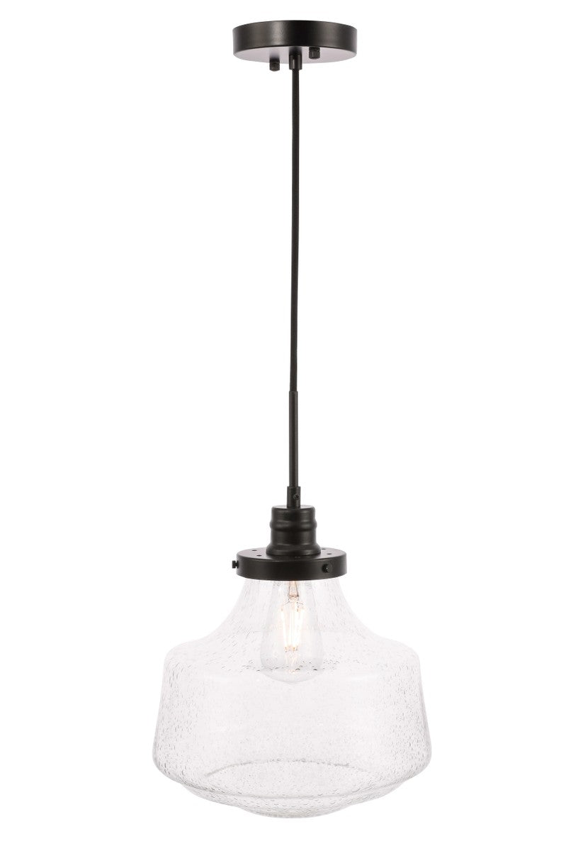 Elegant Lighting - LD6258BK - One Light Pendant - Lyle - Black