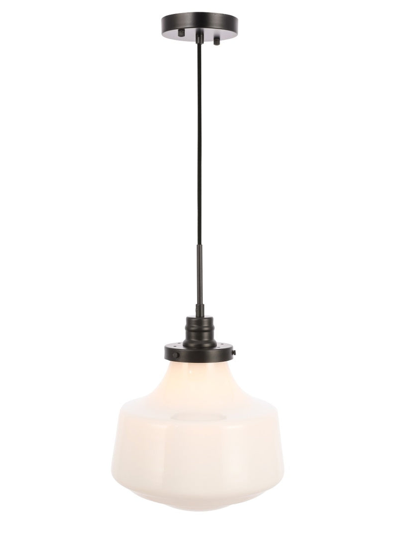 Elegant Lighting - LD6261BK - One Light Pendant - Lyle - Black