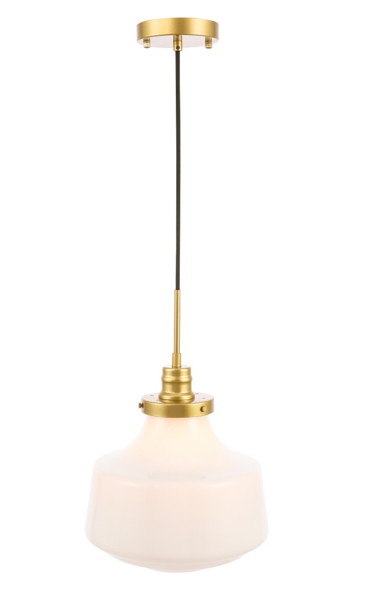 Elegant Lighting - LD6263BR - One Light Pendant - Lyle - Brass