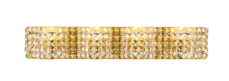 Elegant Lighting - LD7018BR - Four Light Wall Sconce - Ollie - Brass