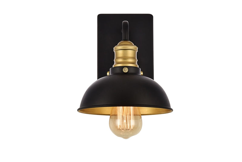 Elegant Lighting - LD8004W7BK - One Light Wall Sconce - Anders - black