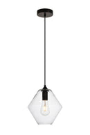 Elegant Lighting - LDPD2115 - One Light Pendant - Placido - Black