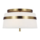 Visual Comfort Studio - AF1143BBS - Three Light Semi-Flush Mount - Cordtlandt - Burnished Brass