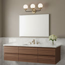 Visual Comfort Studio - 4487903-848 - Three Light Wall / Bath - Cafe - Satin Brass