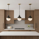 Visual Comfort Studio - 6177101-112 - One Light Mini Pendant - Hanks - Midnight Black