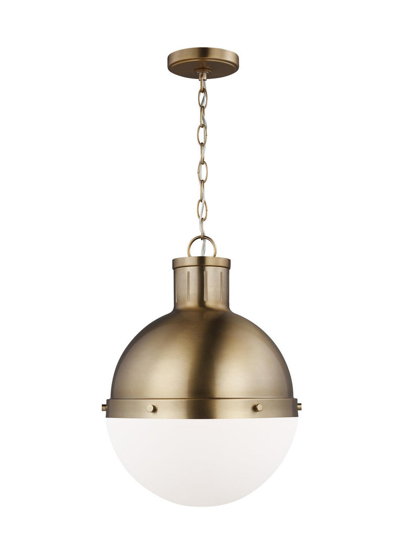 One Light Pendant<br /><span style="color:#4AB0CE;">Entrega: 4-10 dias en USA</span><br /><span style="color:#4AB0CE;font-size:60%;">PREGUNTE POR ENTREGA EN PANAMA</span><br />Collection: Hanks<br />Finish: Satin Brass