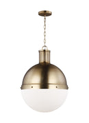 One Light Pendant<br /><span style="color:#4AB0CE;">Entrega: 4-10 dias en USA</span><br /><span style="color:#4AB0CE;font-size:60%;">PREGUNTE POR ENTREGA EN PANAMA</span><br />Collection: Hanks<br />Finish: Satin Brass