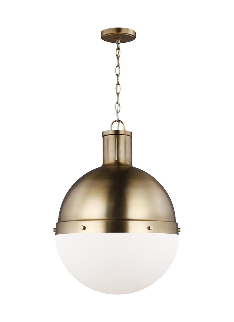 One Light Pendant<br /><span style="color:#4AB0CE;">Entrega: 4-10 dias en USA</span><br /><span style="color:#4AB0CE;font-size:60%;">PREGUNTE POR ENTREGA EN PANAMA</span><br />Collection: Hanks<br />Finish: Satin Brass