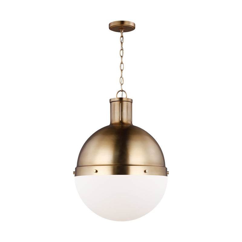 One Light Pendant<br /><span style="color:#4AB0CE;">Entrega: 4-10 dias en USA</span><br /><span style="color:#4AB0CE;font-size:60%;">PREGUNTE POR ENTREGA EN PANAMA</span><br />Collection: Hanks<br />Finish: Satin Brass