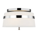 Three Light Semi-Flush Mount<br /><span style="color:#4AB0CE;">Entrega: 4-10 dias en USA</span><br /><span style="color:#4AB0CE;font-size:60%;">PREGUNTE POR ENTREGA EN PANAMA</span><br />Collection: Cordtlandt<br />Finish: Polished Nickel