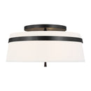 Three Light Semi-Flush Mount<br /><span style="color:#4AB0CE;">Entrega: 4-10 dias en USA</span><br /><span style="color:#4AB0CE;font-size:60%;">PREGUNTE POR ENTREGA EN PANAMA</span><br />Collection: Cordtlandt<br />Finish: Aged Iron