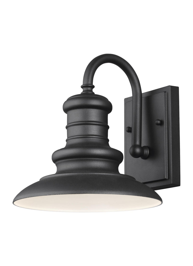 Generation Lighting. - OL8600TXB/T - One Light Outdoor Wall Lantern - Redding Station - Textured Black