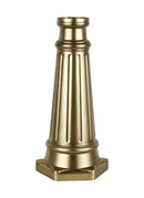 Generation Lighting - POSTBASE-PDB - Post Base - Outdoor Post Base - Painted Distressed Brass